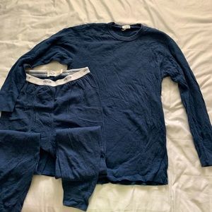 Men ski underwear; long underwear set; vintage; very warm